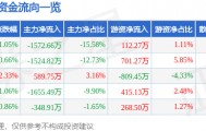 股票行情快报：泰和新材（002254）5月21日主力资金净卖出1572.66万元