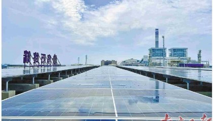 中国海油乌石终端光伏电站成功并网发电
